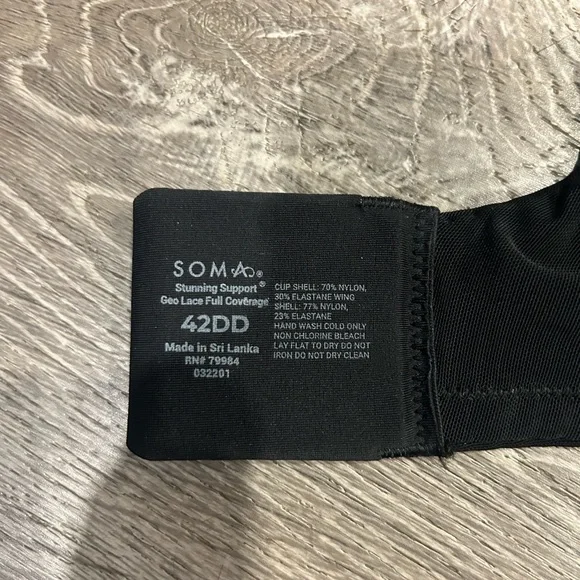Soma stunning support bra, size 42DD. - Picture 6 of 6